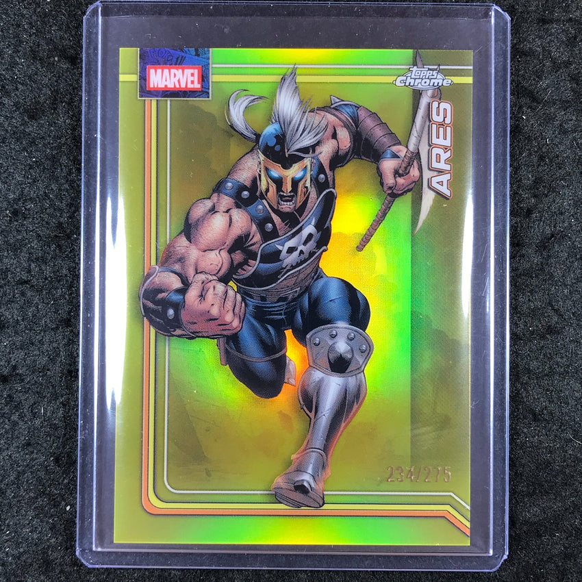 2026 Topps Chrome Marvel Comics ARES Yellow 234/275 #8