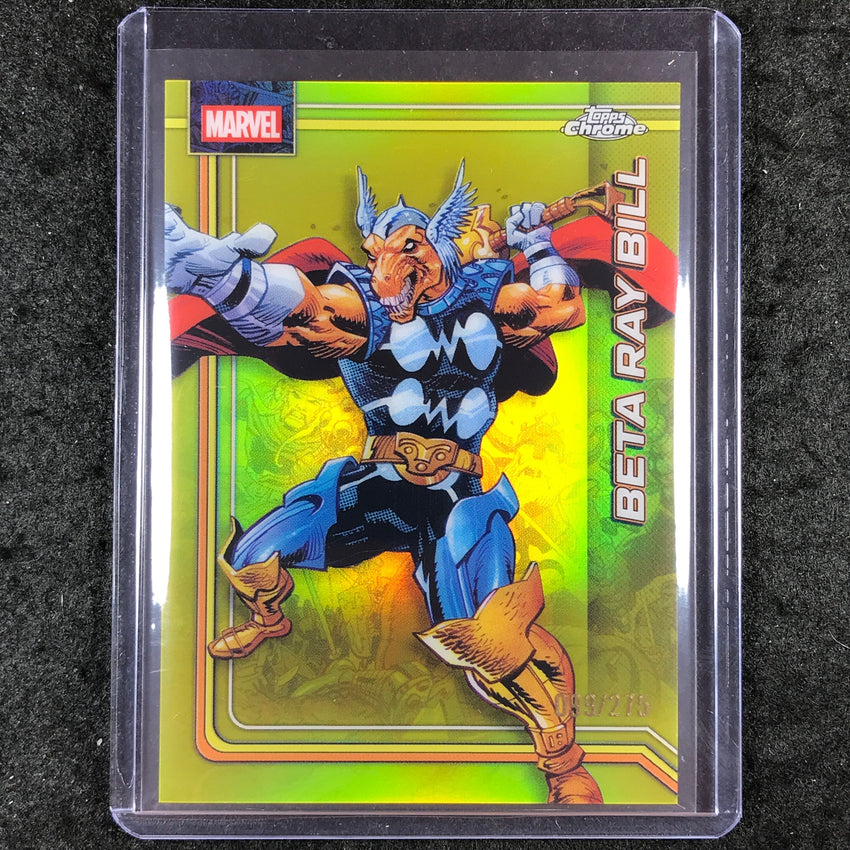 2026 Topps Chrome Marvel Comics BETA RAY BILL Yellow 99/275 #11