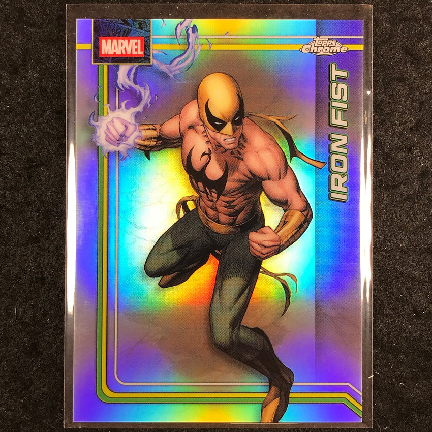 2026 Topps Chrome Marvel Comics IRON FIST Base Refractor #56