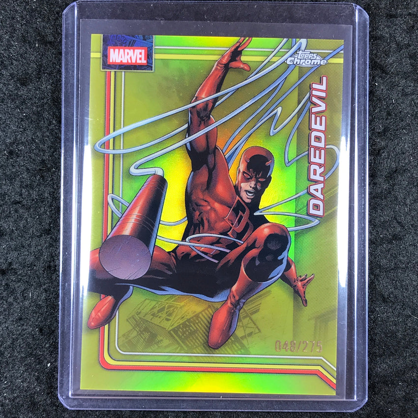 2026 Topps Chrome Marvel Comics DAREDEVIL Yellow 48/275 #25
