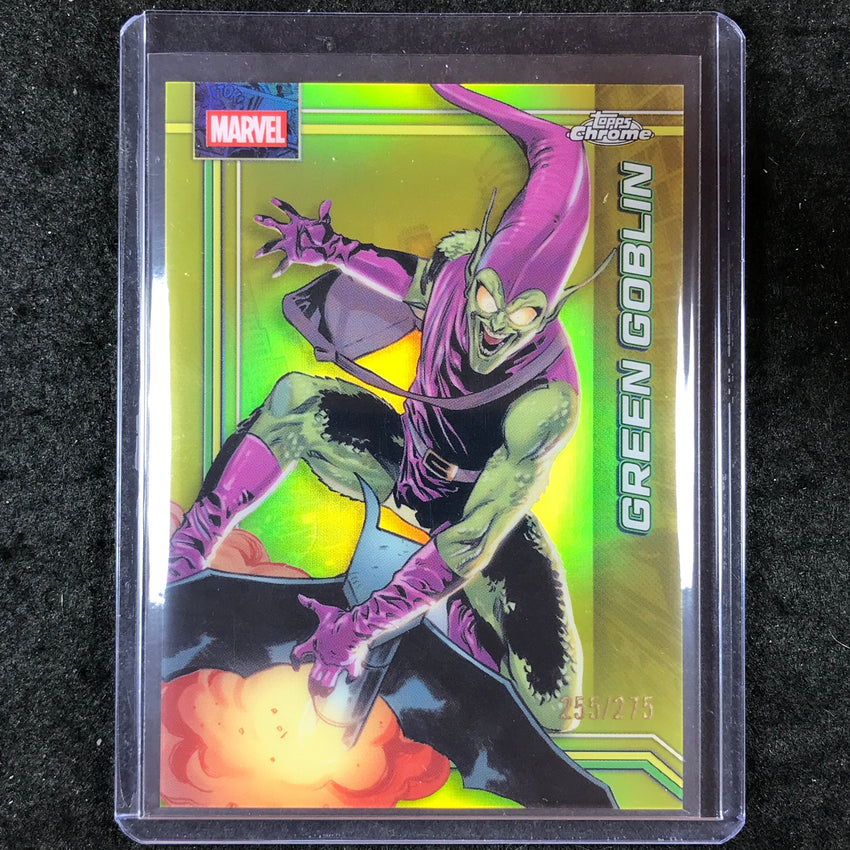 2026 Topps Chrome Marvel Comics GREEN GOBLIN Yellow 255/275 #45
