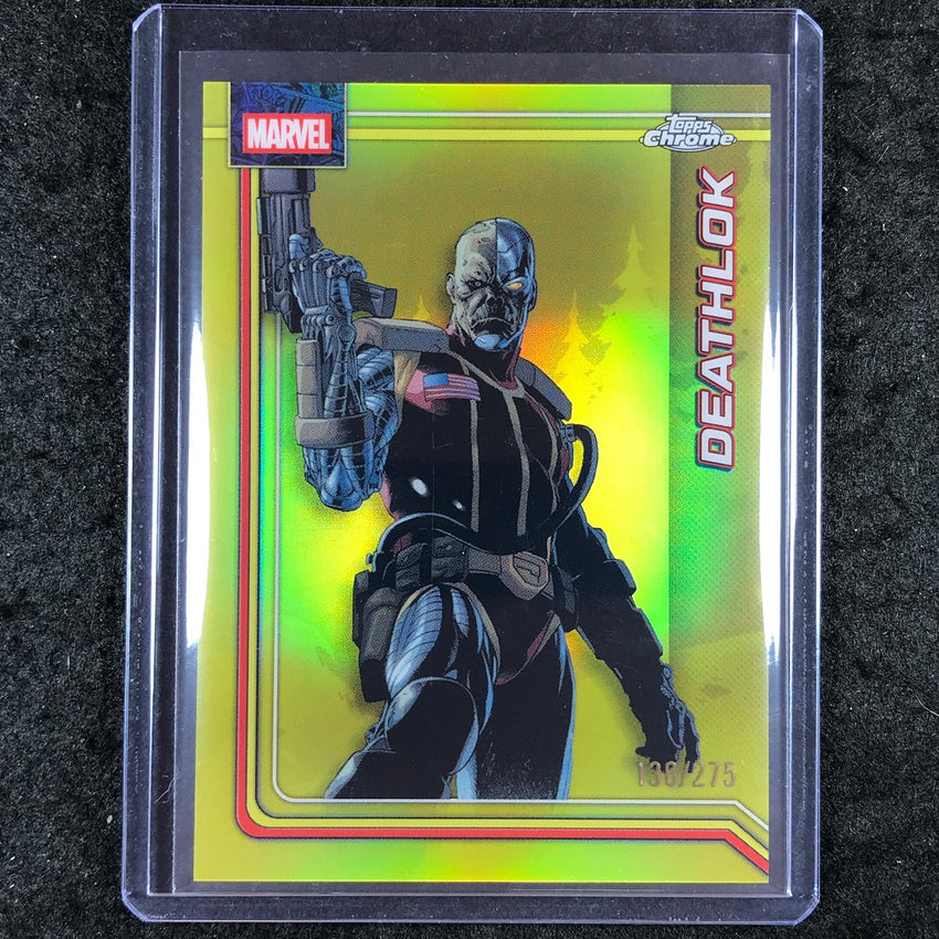 2026 Topps Chrome Marvel Comics DEATHLOK Yellow 136/275 #109