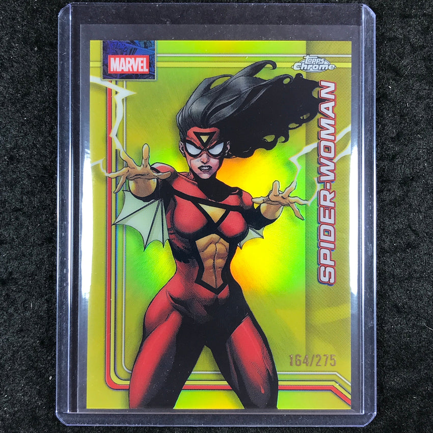 2026 Topps Chrome Marvel Comics SPIDER-WOMAN Yellow 164/275 #167