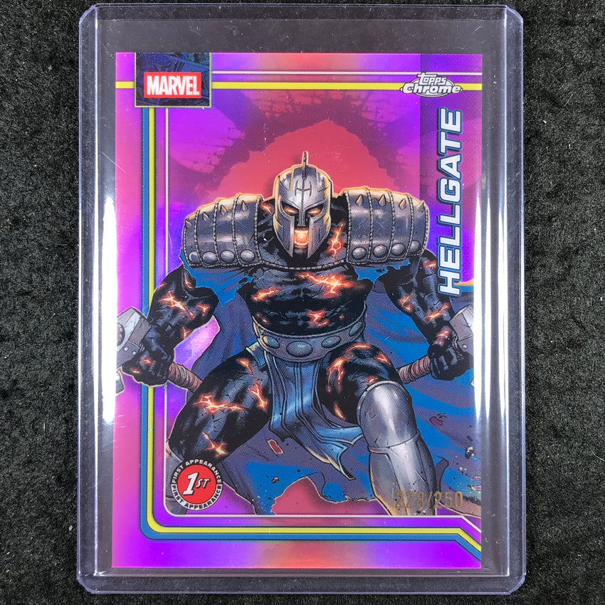 2026 Topps Chrome Marvel Comics HELLGATE Debut Pink 228/250 #124