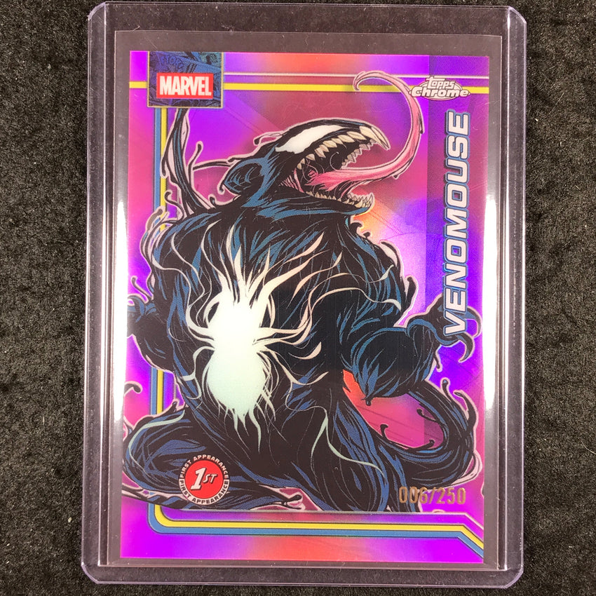 2026 Topps Chrome Marvel Comics VENOMOUSE Debut Pink 6/250 #189