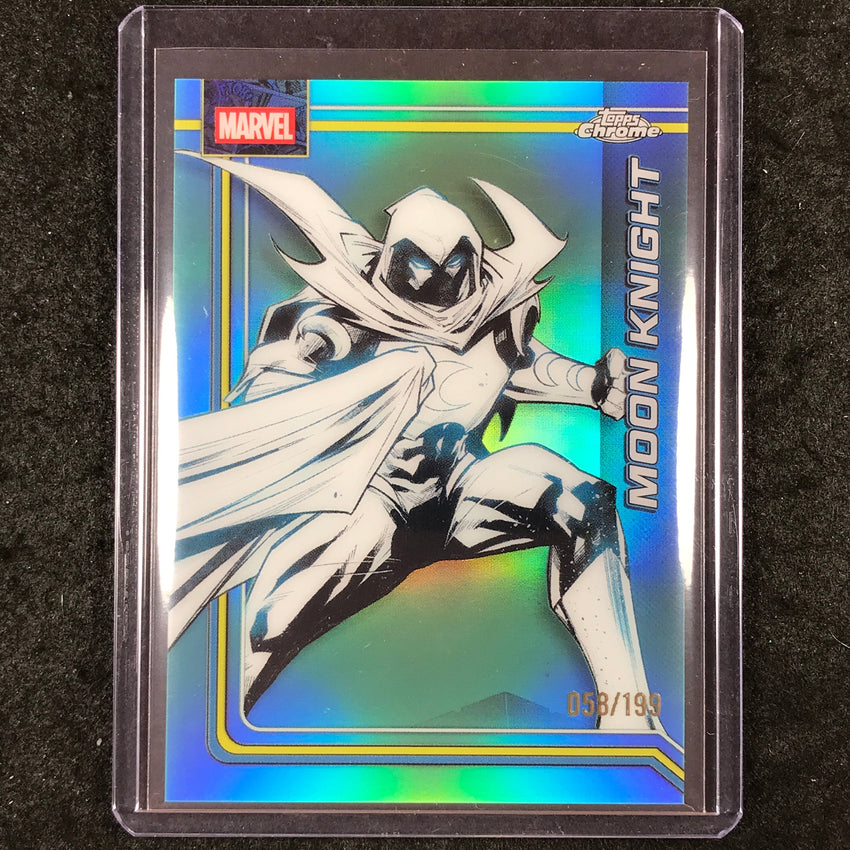 2026 Topps Chrome Marvel Comics MOON KNIGHT Aqua 58/199 #81