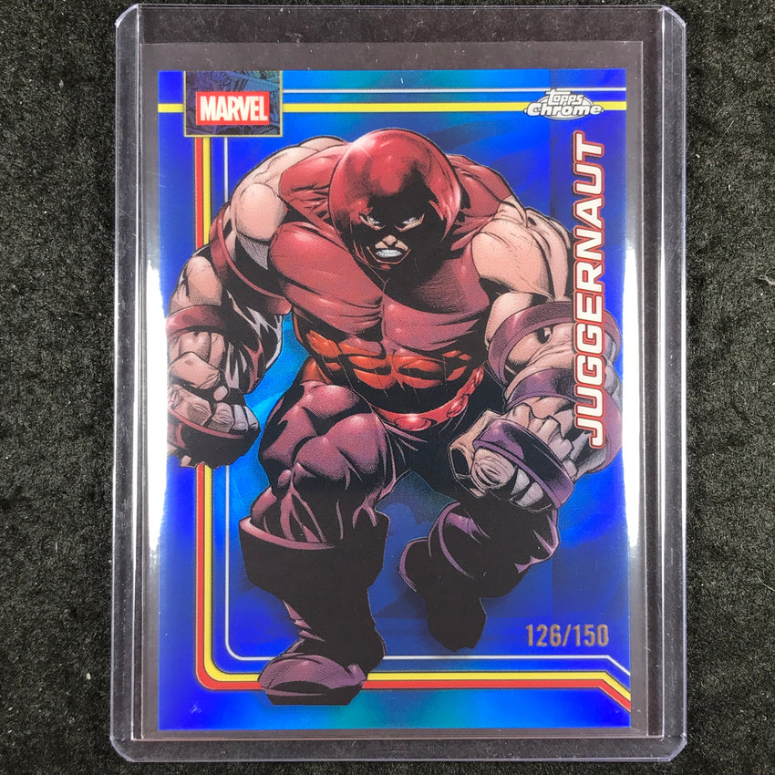 2026 Topps Chrome Marvel Comics JUGGERNAUT Blue 126/150 #62