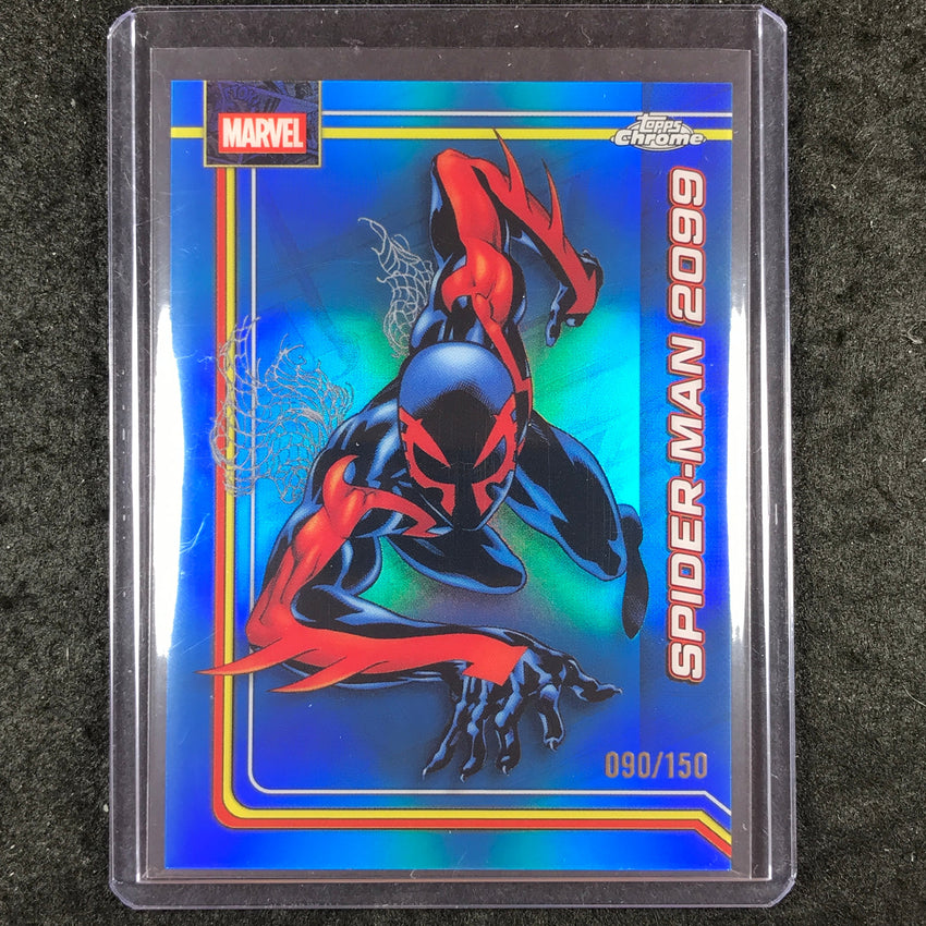 2026 Topps Chrome Marvel Comics SPIDER-MAN 2099 Blue 90/150 #164