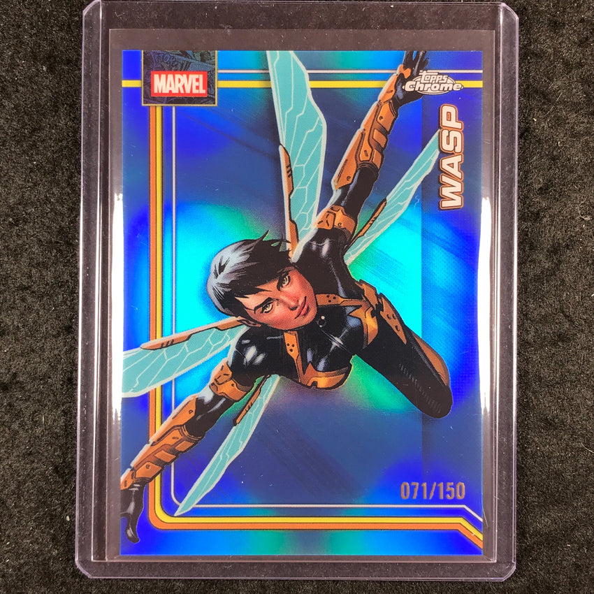 2026 Topps Chrome Marvel Comics WASP Blue 71/150 #194