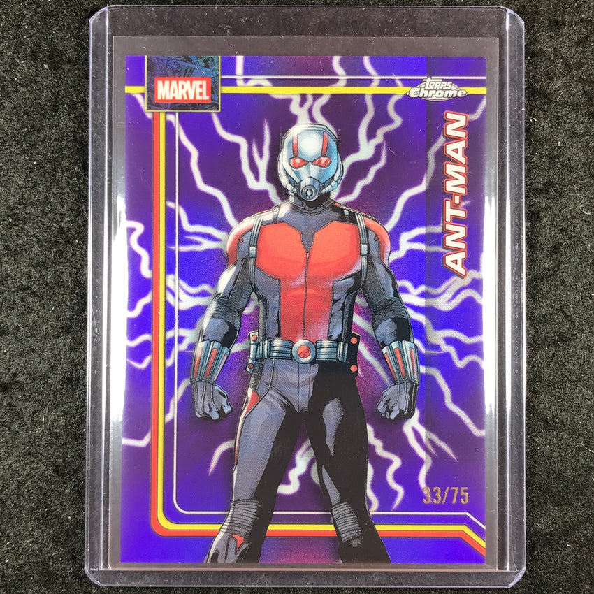 2026 Topps Chrome Marvel Comics ANT-MAN Storm's Lightning Purple 33/75 #6