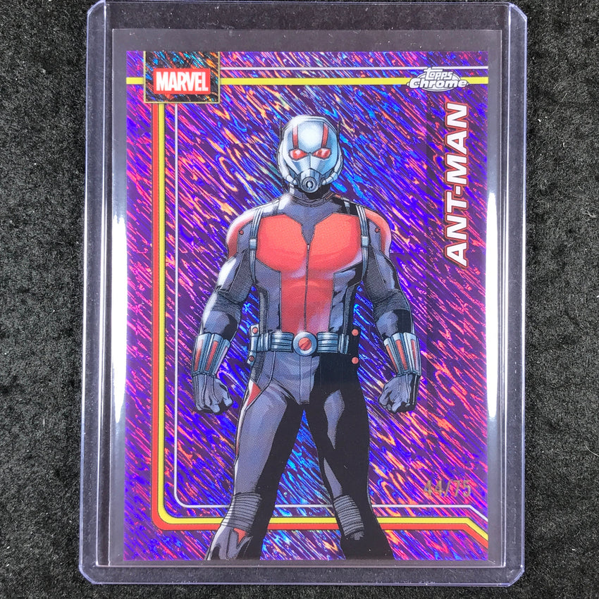 2026 Topps Chrome Marvel Comics ANT-MAN Purple Shimmer 44/75 #6