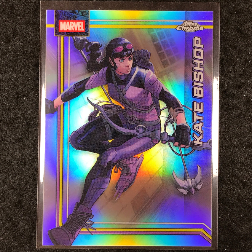 2026 Topps Chrome Marvel Comics KATE BISHOP Base Refractor #63