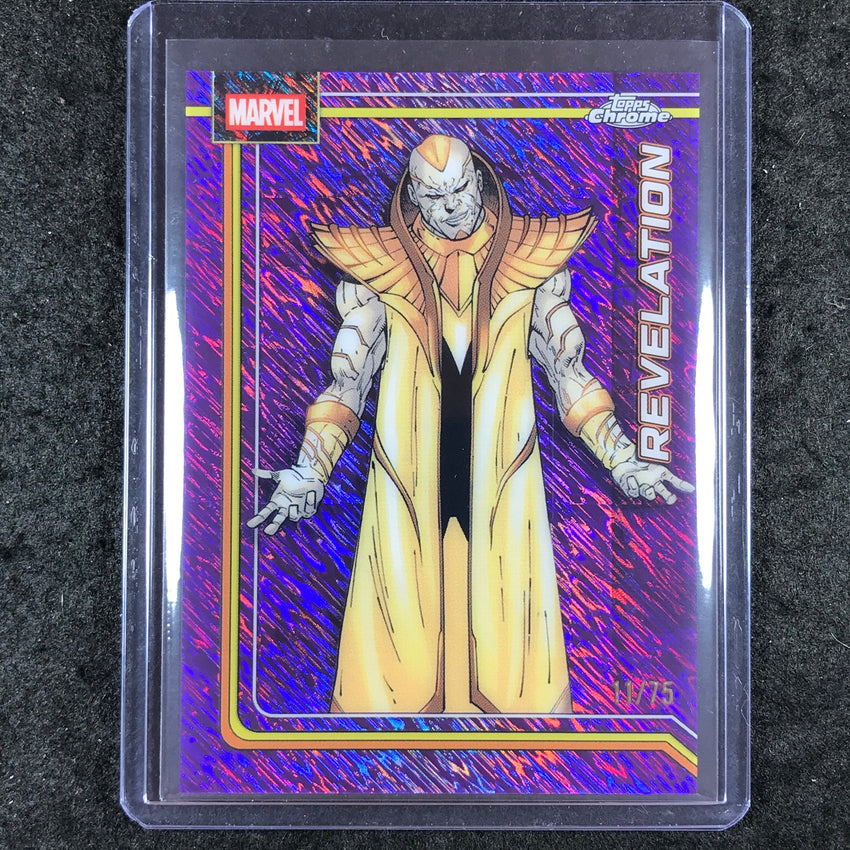 2026 Topps Chrome Marvel Comics REVELATION Purple Shimmer 11/75 #96