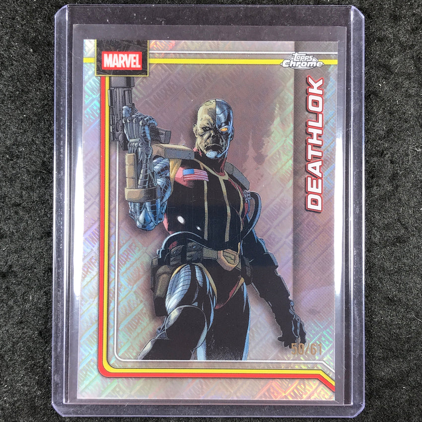 2026 Topps Chrome Marvel Comics DEATHLOK Marvel Logofractor 50/61 #109