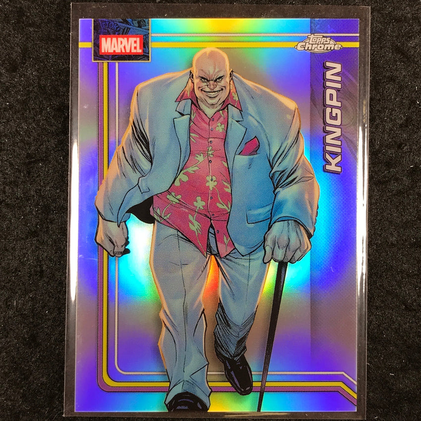 2026 Topps Chrome Marvel Comics KINGPIN Base Refractor #65
