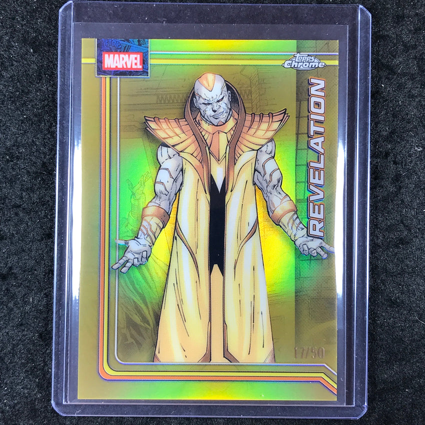 2026 Topps Chrome Marvel Comics REVELATION Gold 17/50 #96