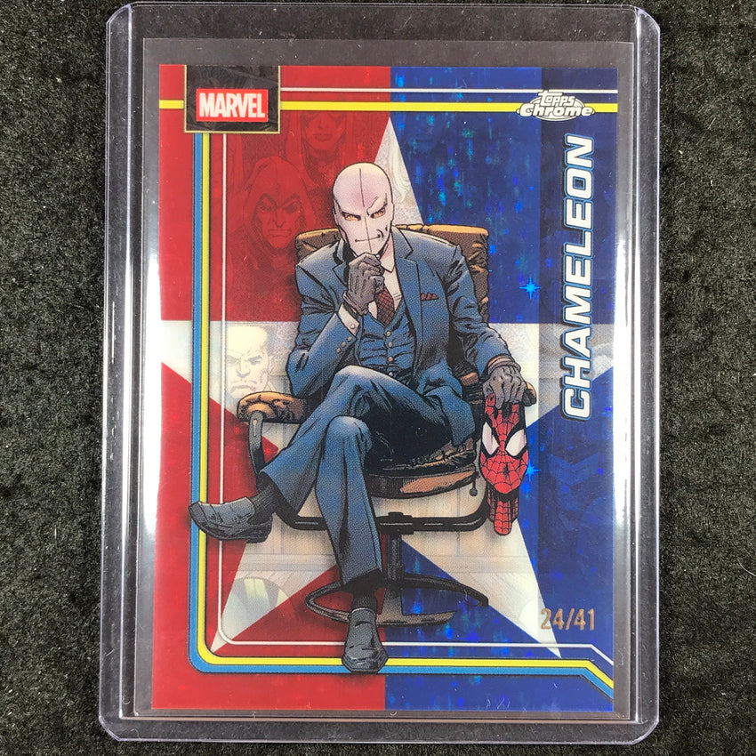 2026 Topps Chrome Marvel Comics CHAMELEON Captain America's Star 24/41 #106