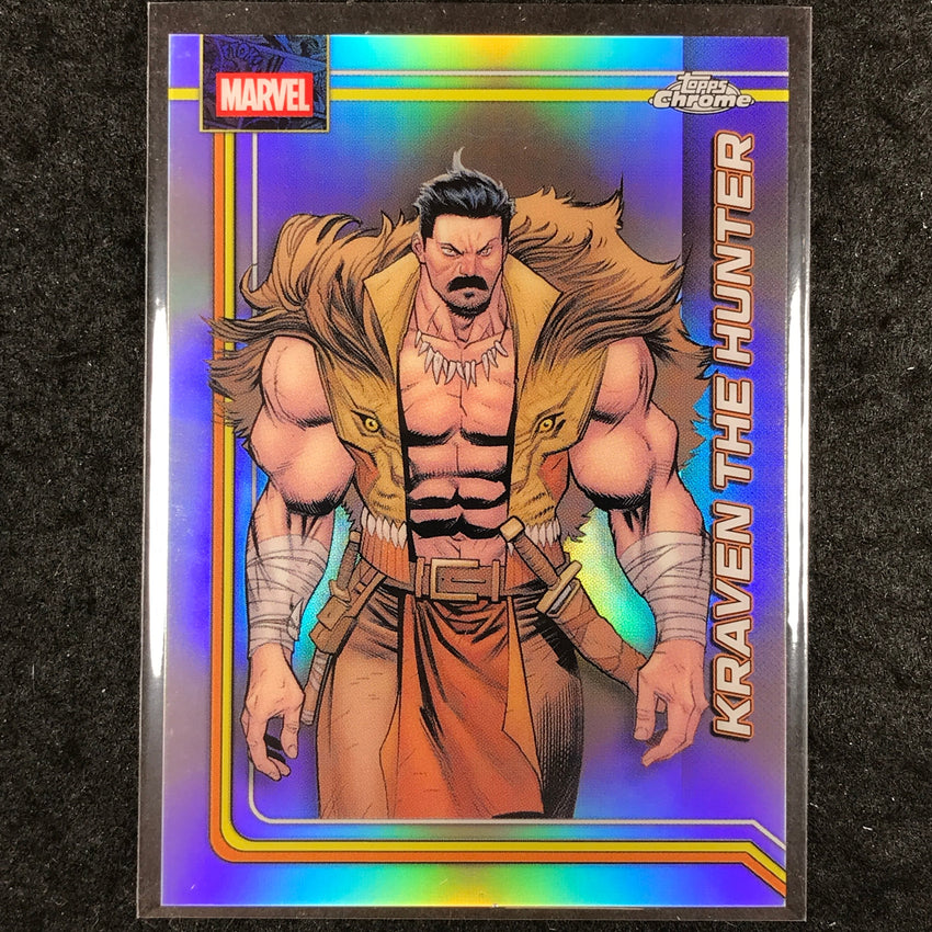 2026 Topps Chrome Marvel Comics KRAVEN THE HUNTER Base Refractor #67