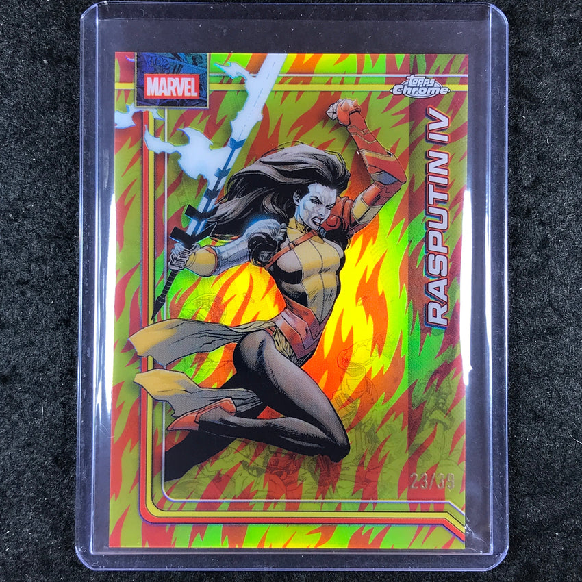 2026 Topps Chrome Marvel Comics RASPUTIN IV Human Torch 23/39 #94