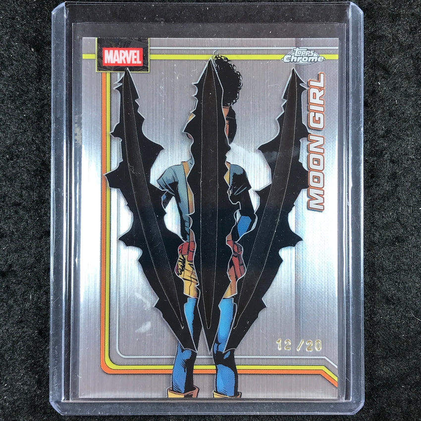 2026 Topps Chrome Marvel Comics MOON GIRL Clawed Chrome Variation 12/20 #138