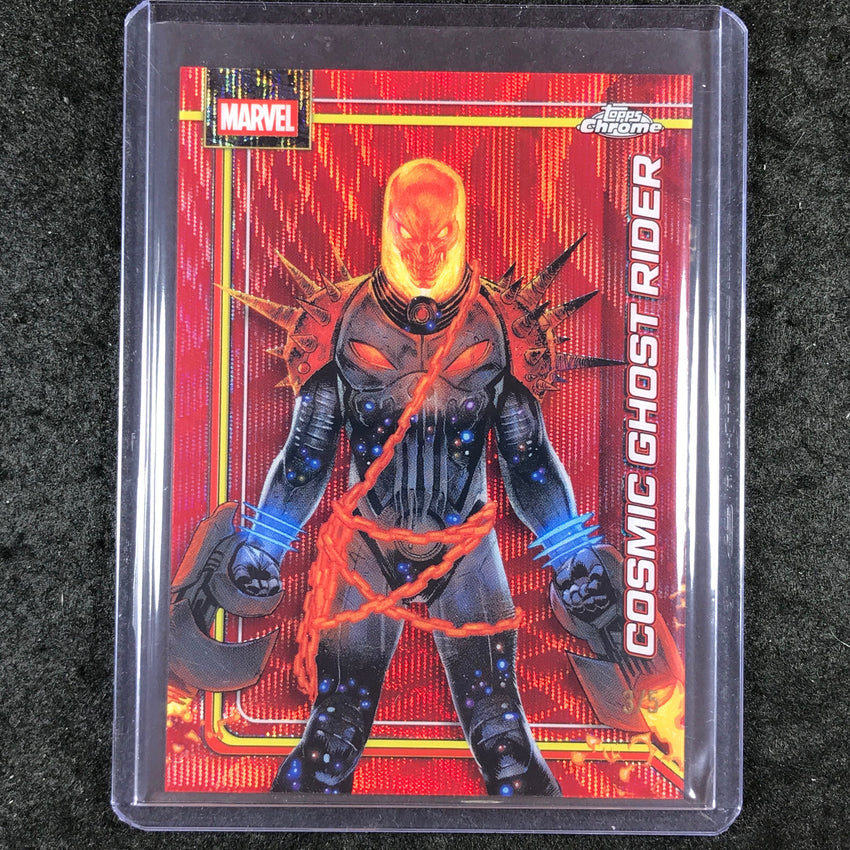 2026 Topps Chrome Marvel Comics COSMIC GHOST RIDER Red Wave 3/5 #108