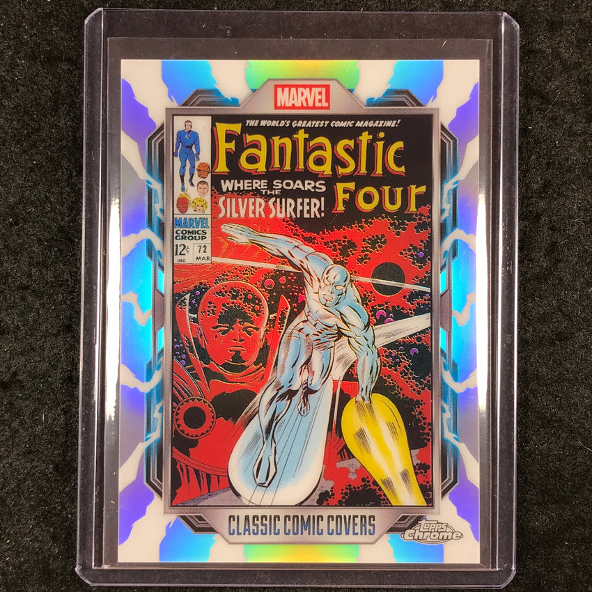 2026 Topps Chrome Marvel Comics FANTASTIC FOUR #72 Classic Comic Covers SSP #CC2