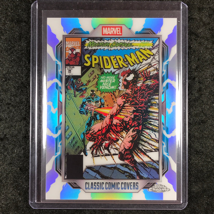 2026 Topps Chrome Marvel Comics SPIDER-MAN #36 Classic Comic Covers SSP #CC-05