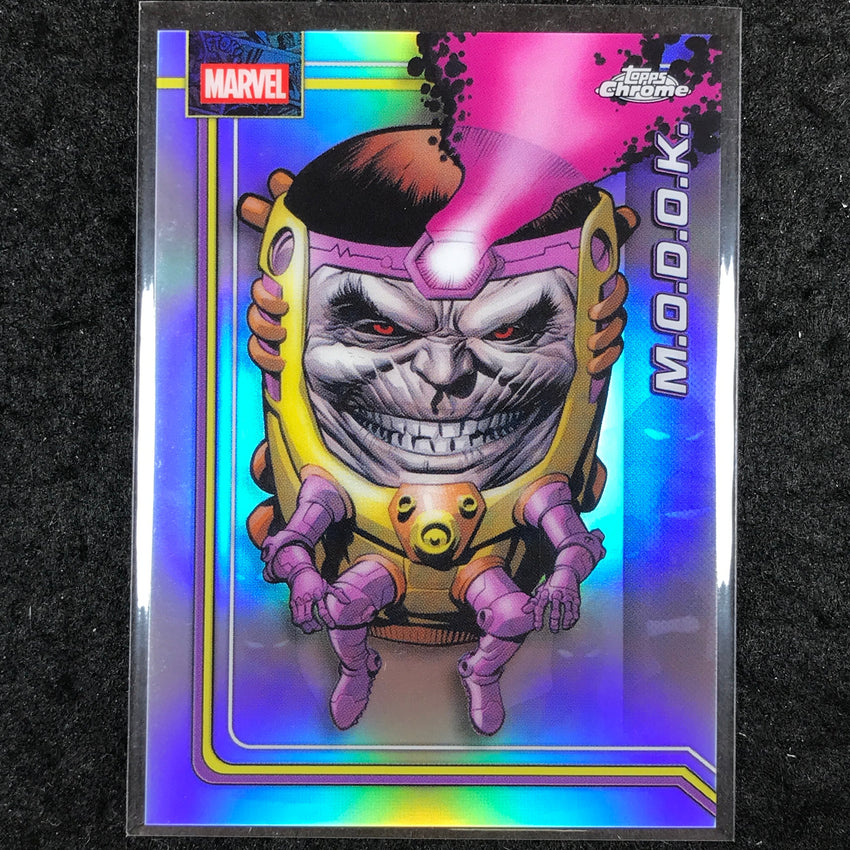 2026 Topps Chrome Marvel Comics M.O.D.O.K. Base Refractor #73