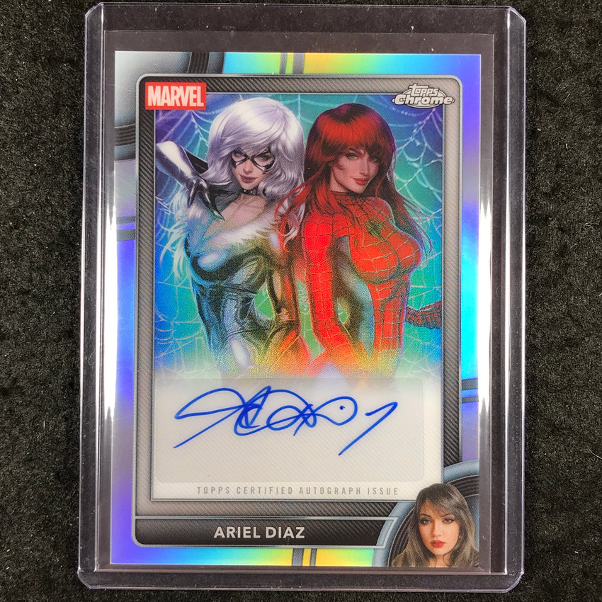 2026 Topps Chrome Marvel Comics BLACK CAT ARIEL DIAZ Artist Auto #AA-AZ