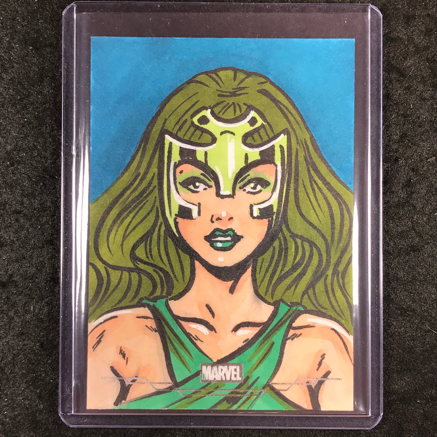 2026 Topps Chrome Marvel Comics POLARIS Artist Sketch 1/1 COURT