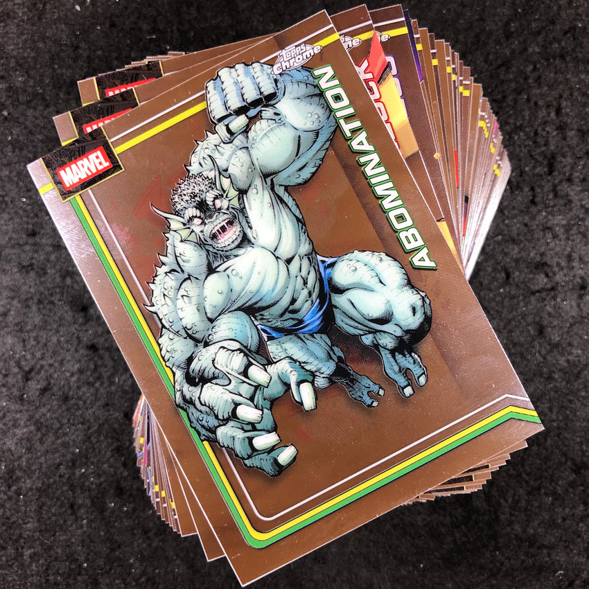 2026 Topps Chrome Marvel Comics COMPLETE BASE SET #1-200