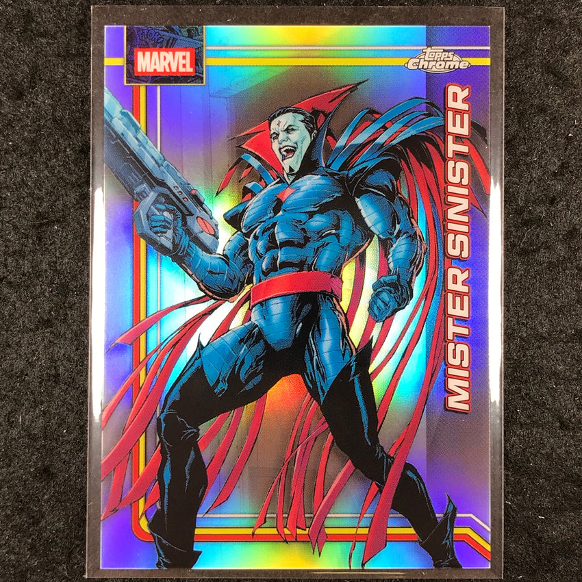 2026 Topps Chrome Marvel Comics MISTER SINISTER Base Refractor #80