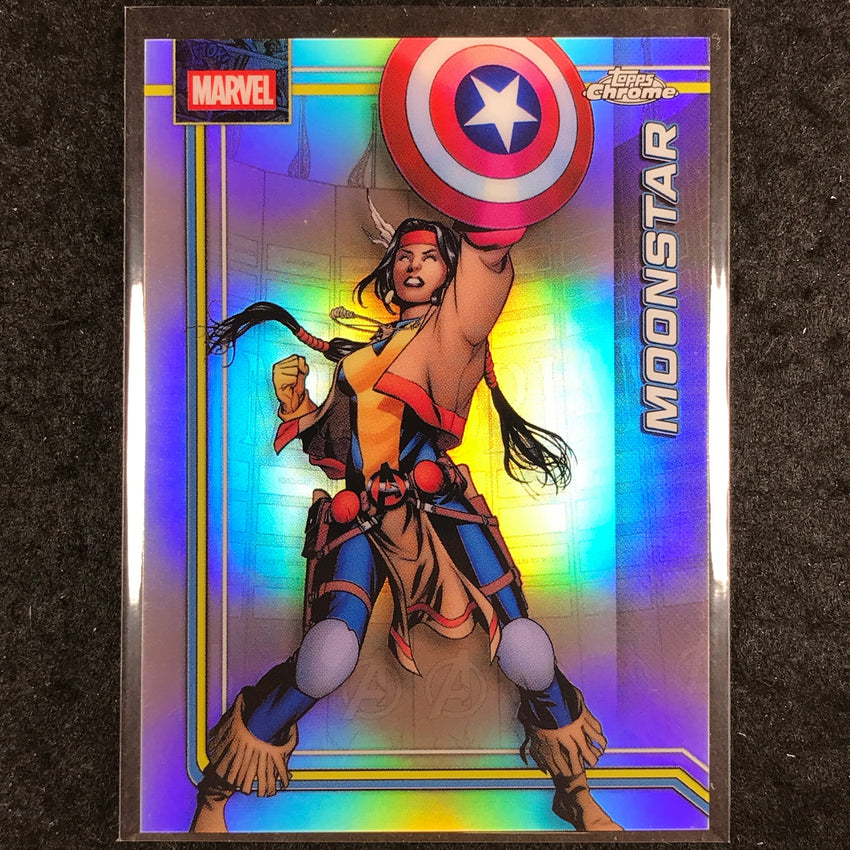 2026 Topps Chrome Marvel Comics MOONSTAR Base Refractor #82