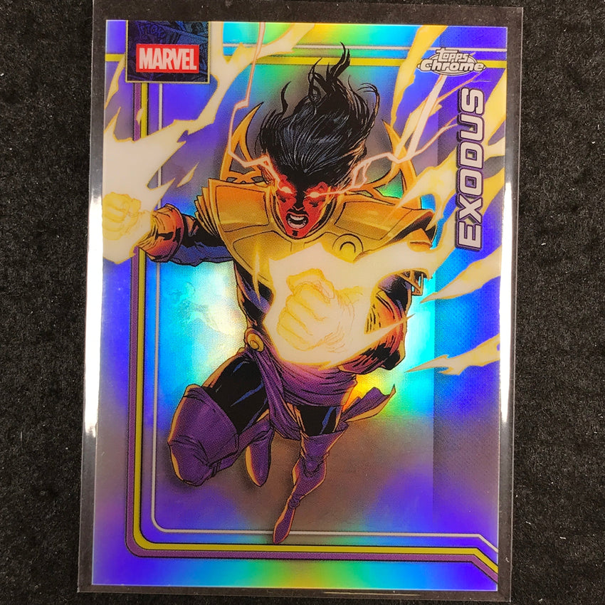 2026 Topps Chrome Marvel Comics EXODUS Base Refractor #118