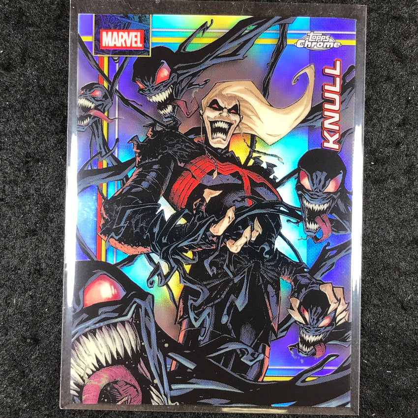 2026 Topps Chrome Marvel Comics KNULL Base Refractor #129