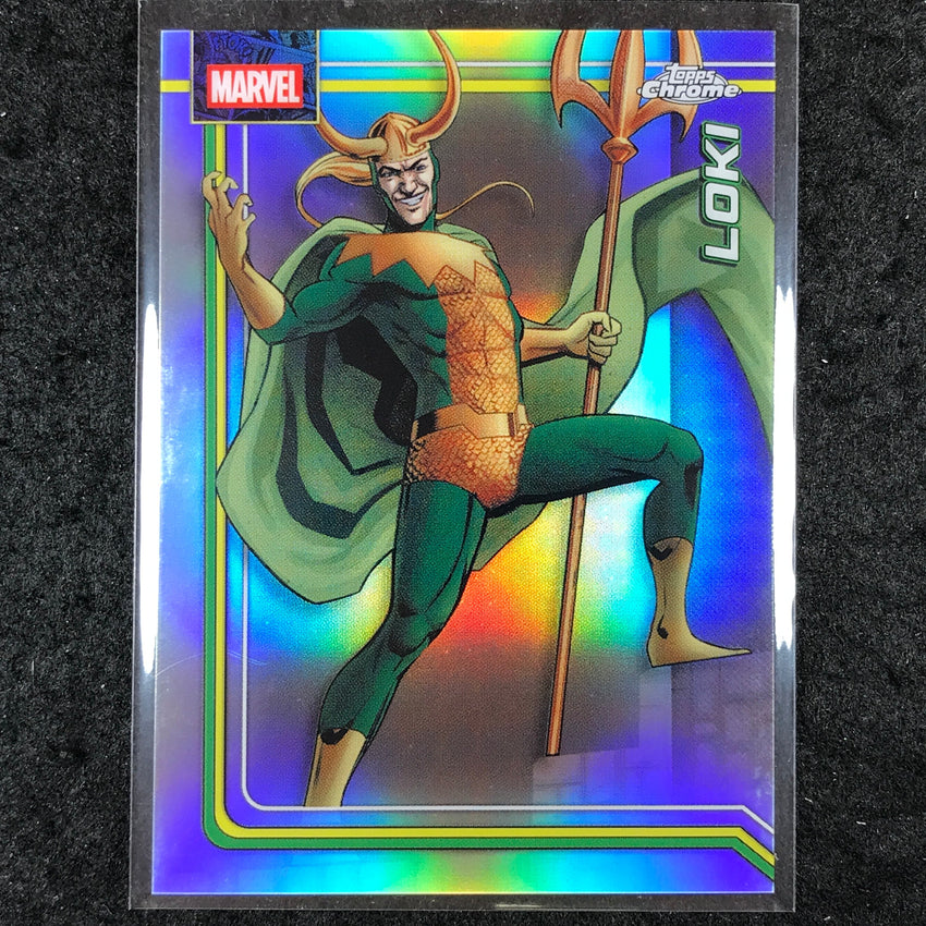 2026 Topps Chrome Marvel Comics LOKI Base Refractor #131