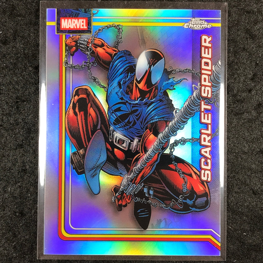 2026 Topps Chrome Marvel Comics SCARLET SPIDER Base Refractor #146