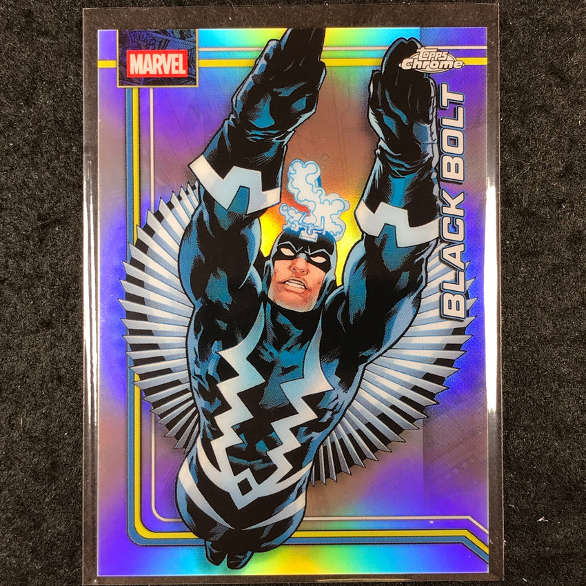 2026 Topps Chrome Marvel Comics BLACK BOLT Base Refractor #12