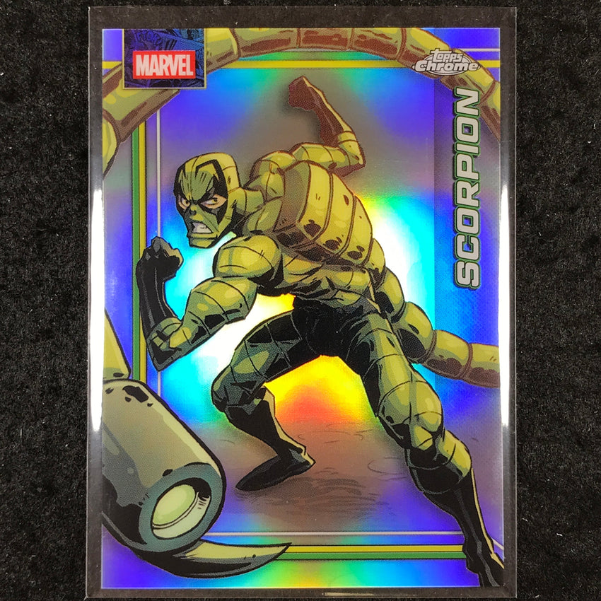 2026 Topps Chrome Marvel Comics SCORPION Base Refractor #147