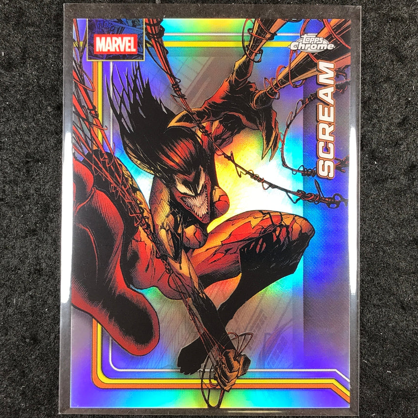 2026 Topps Chrome Marvel Comics SCREAM Base Refractor #148