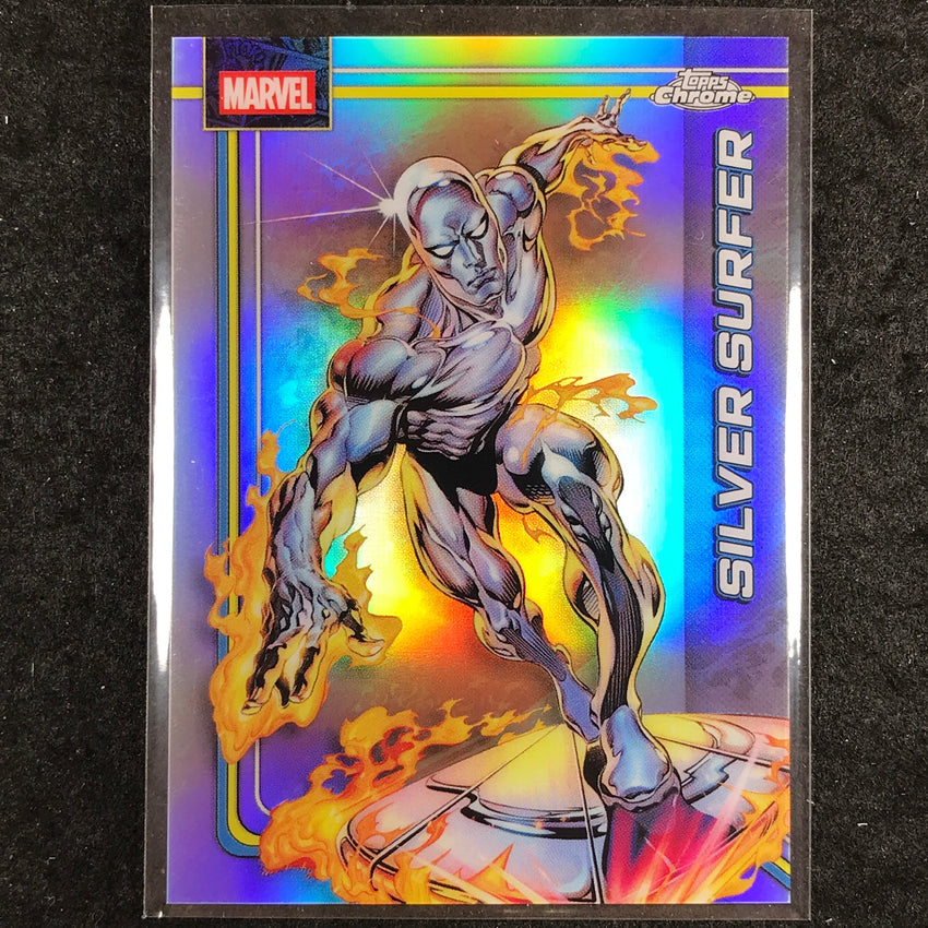 2026 Topps Chrome Marvel Comics SILVER SURFER Base Refractor #157
