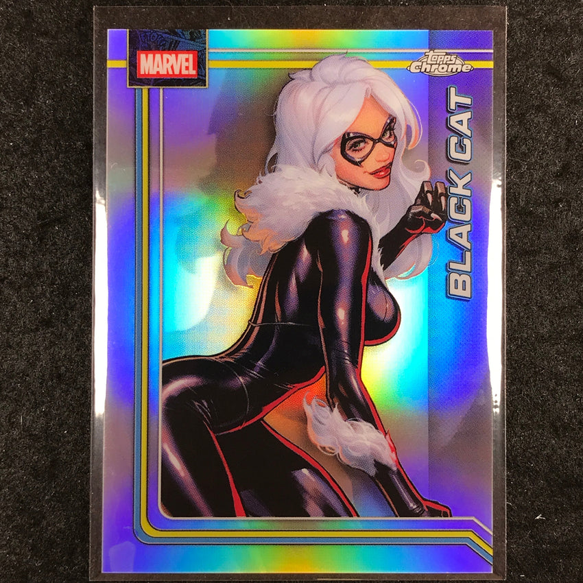 2026 Topps Chrome Marvel Comics BLACK CAT Base Refractor #13