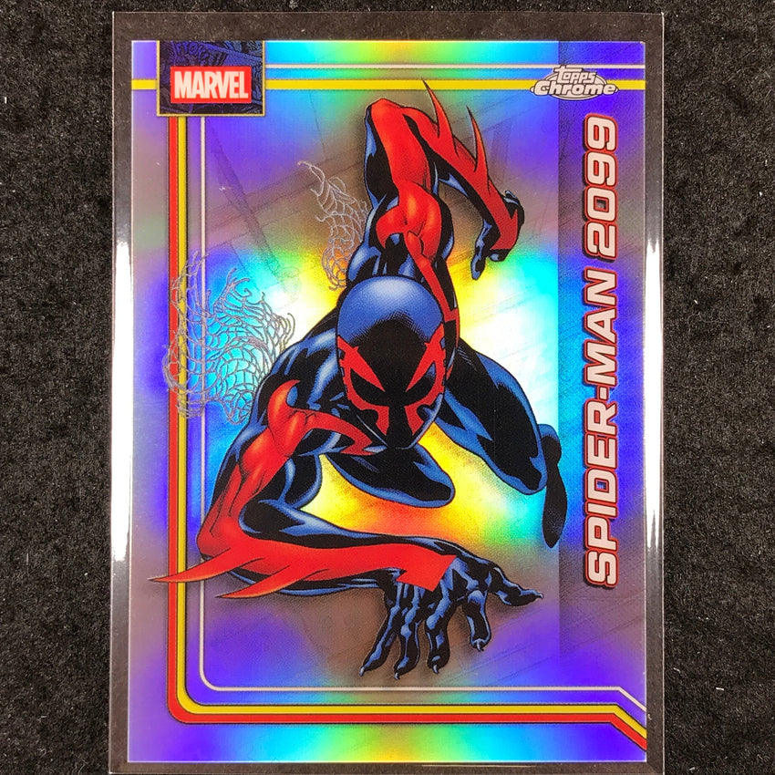 2026 Topps Chrome Marvel Comics SPIDER-MAN 2099 Base Refractor #164