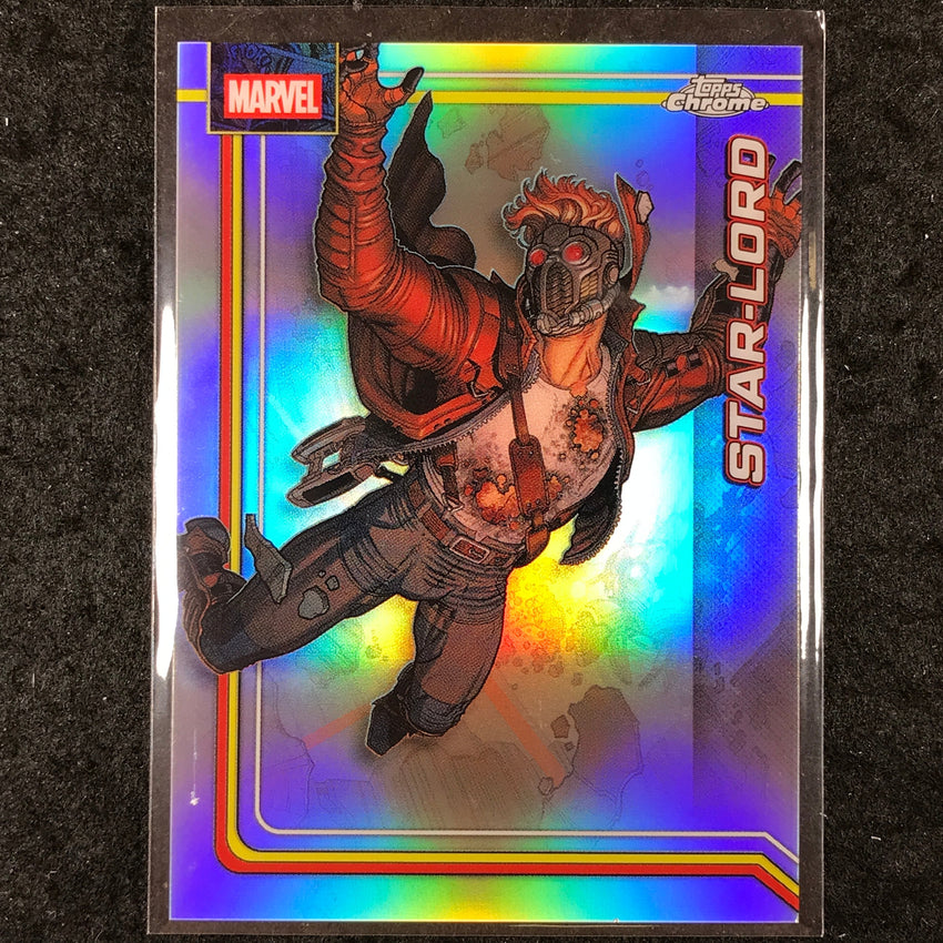 2026 Topps Chrome Marvel Comics STAR-LORD Base Refractor #168