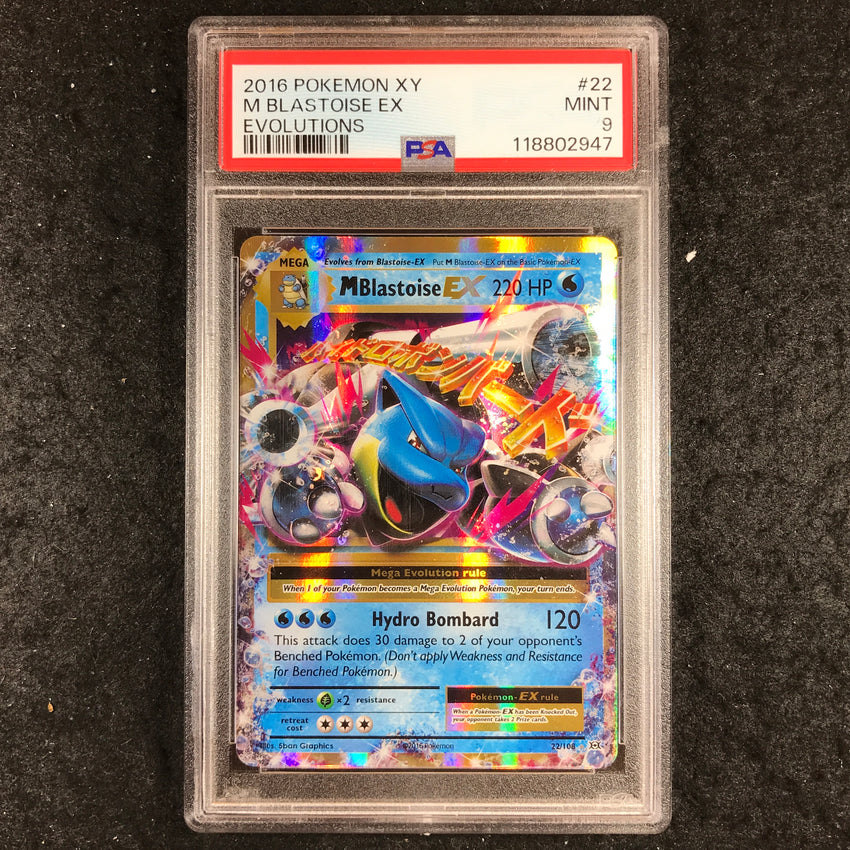 PSA 9 M Blastoise EX 22/108 - Ultra Rare XY Evolutions 947