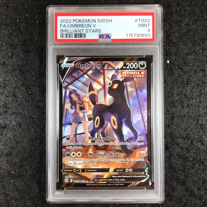 PSA 9 Umbreon V TG22/TG30 - Full Art Brilliant Stars 693