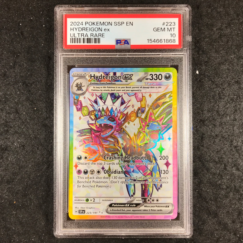 PSA 10 Hydreigon ex 223/191 - Ultra Rare Surging Sparks 868
