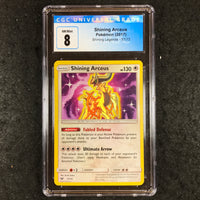 CGC 8 Shining Arceus 57/73 - Shiny Rare Shining Legends 002
