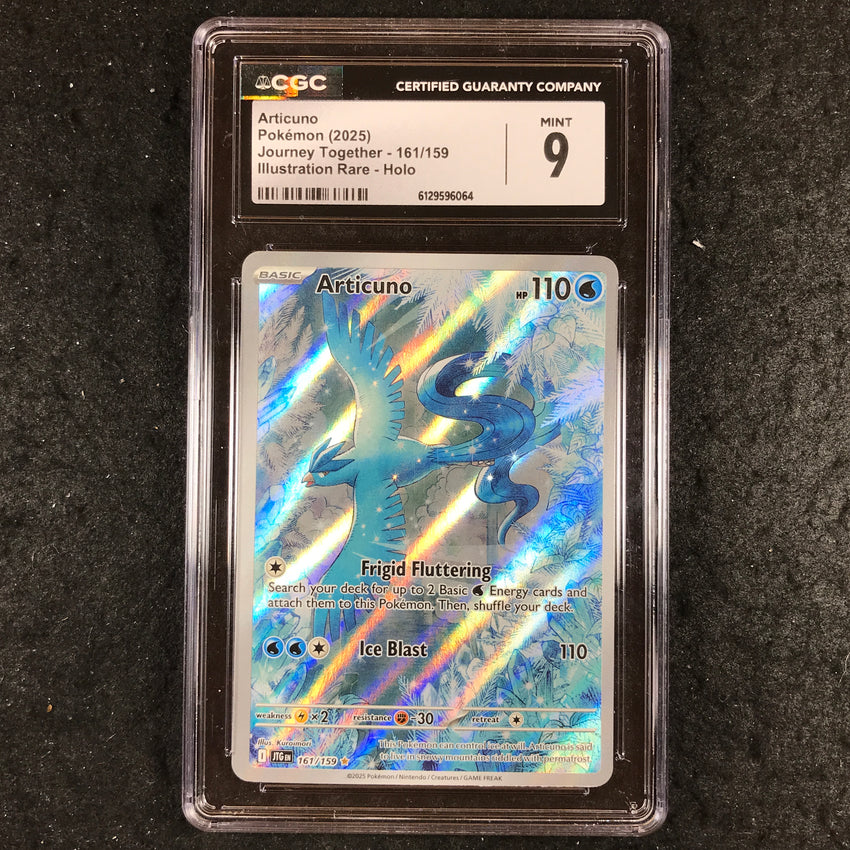CGC 9 Articuno 161/159 - Illustration Rare Journey Together 064