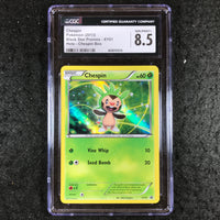 CGC 8.5 Chespin XY01 - Holo Pokemon Black Star Promo 015